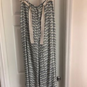 Wide Leg Printed Pants